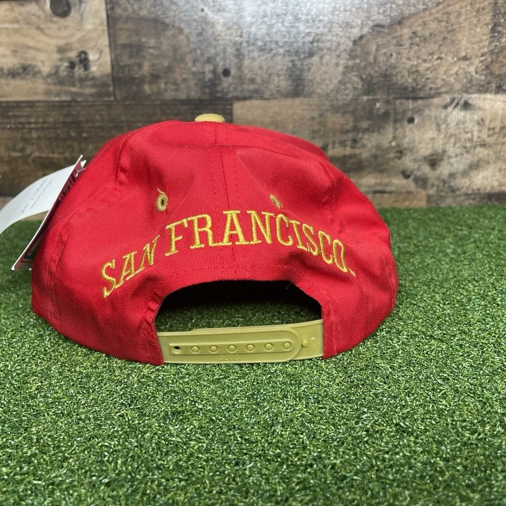 Vintage Team Nfl 49ers Logo 7 San‎ Francisco 49ers Snapback Cap 90's